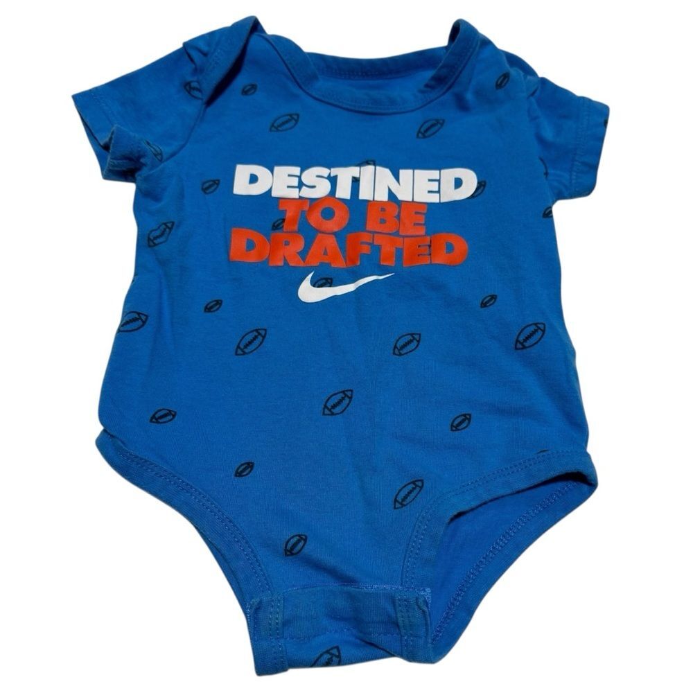 Nike Destined to be Drafted Graphic Short Sleeve Bodysuit Onesie